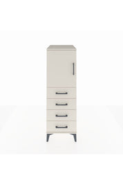 Kronos Dolap 2 Raflı 4 Çekmeceli Tek Kapaklı 44x59x134 - S82M053V1C