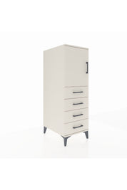 Kronos Dolap 2 Raflı 4 Çekmeceli Tek Kapaklı 44x59x134 - S82M053V1C
