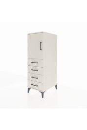 Kronos Dolap 2 Raflı 4 Çekmeceli Tek Kapaklı 44x59x134 - S82M053V1C