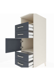 Kronos Dolap 2 Raflı 4 Çekmeceli Tek Kapaklı 44x59x134 - S82M054V2C