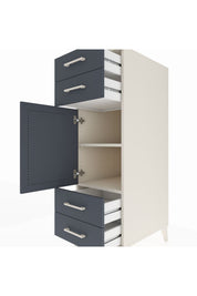 Kronos Dolap 2 Raflı 4 Çekmeceli Tek Kapaklı 44x59x134 - S82M055V2C