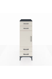 Kronos Dolap 2 Raflı 4 Çekmeceli Tek Kapaklı 44x59x134 - S82M055V4C
