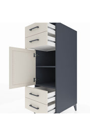 Kronos Dolap 2 Raflı 4 Çekmeceli Tek Kapaklı 44x59x134 - S82M055V4C