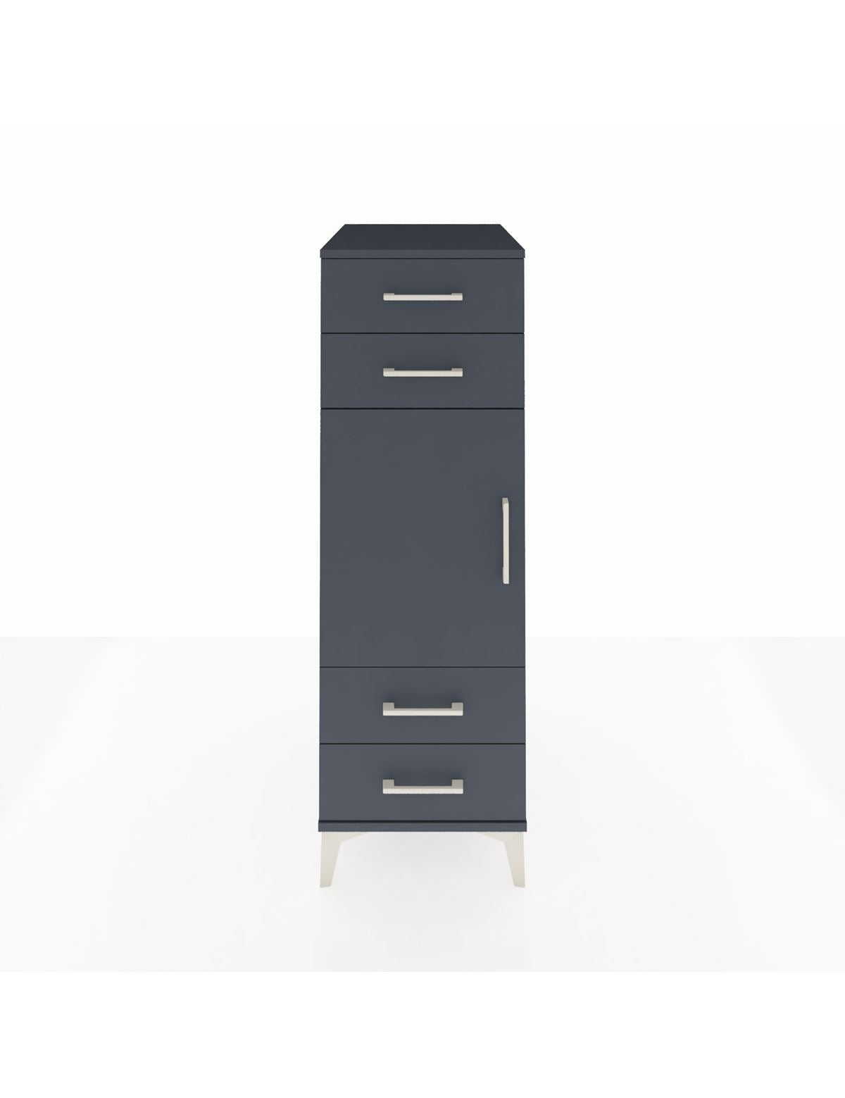 Kronos Dolap 2 Raflı 4 Çekmeceli Tek Kapaklı 44x59x134 - S82M055V5C