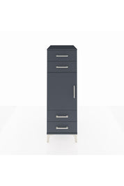 Kronos Dolap 2 Raflı 4 Çekmeceli Tek Kapaklı 44x59x134 - S82M055V5C