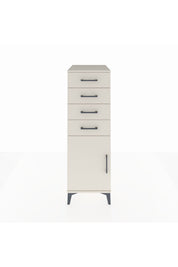 Kronos Dolap Tek Raflı 4 Çekmeceli Tek Kapaklı 44x59x134 - S82M058V1C