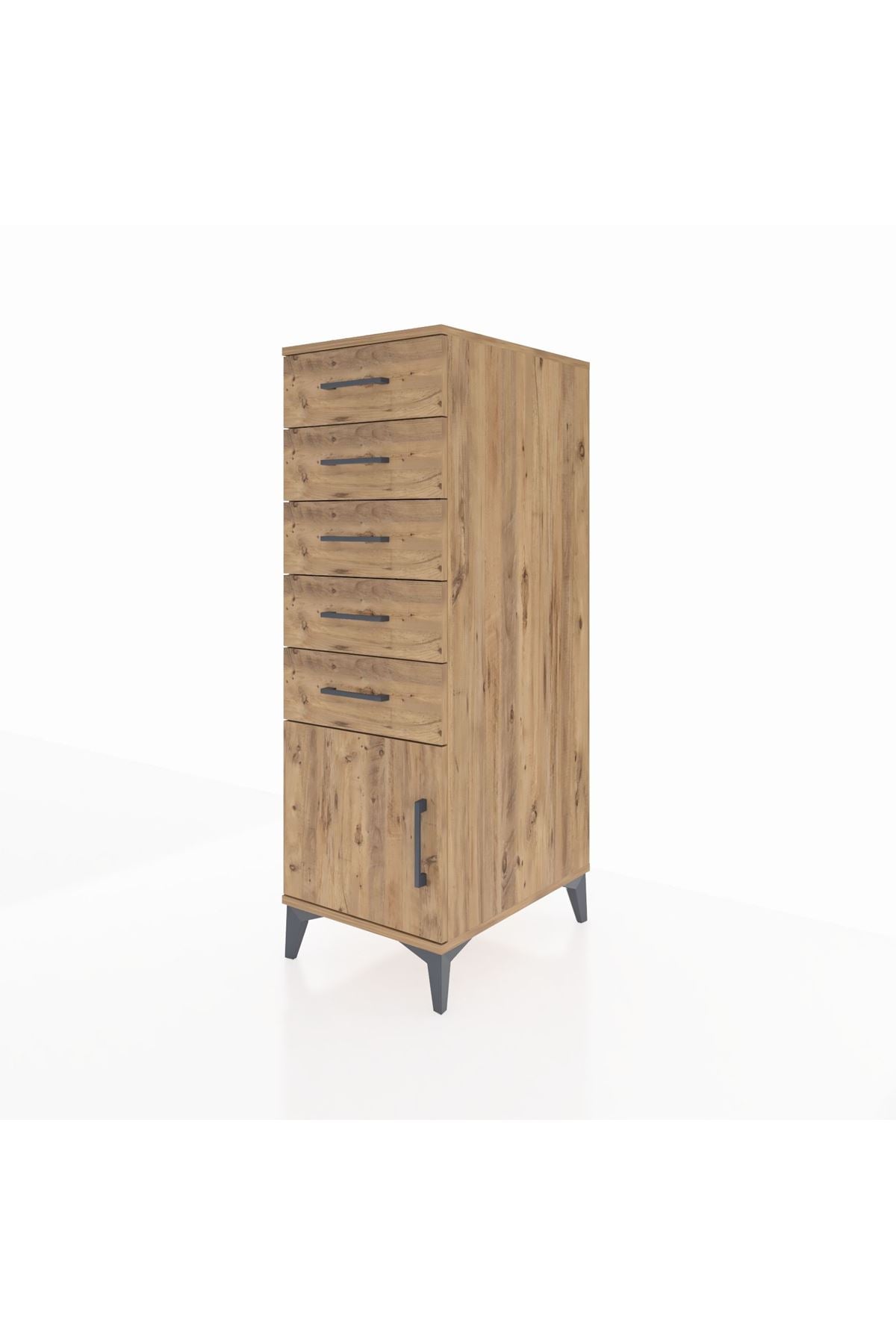 Kronos Dolap 5 Çekmeceli Tek Kapaklı 44x59x134 - S82M062V9C