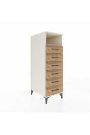 Kronos Dolap Tek Raflı 6 Çekmeceli 44x59x134 - S82M063V3C