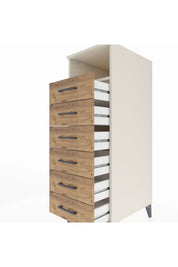 Kronos Dolap Tek Raflı 6 Çekmeceli 44x59x134 - S82M063V3C