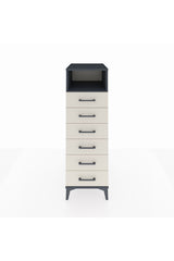 Kronos Dolap Tek Raflı 6 Çekmeceli 44x59x134