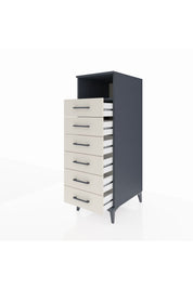 Kronos Dolap Tek Raflı 6 Çekmeceli 44x59x134 - S82M063V4C