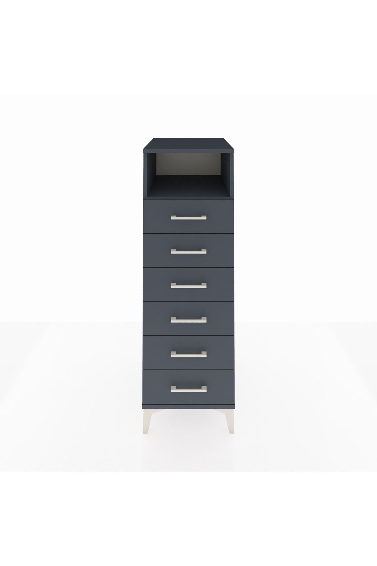 Kronos Dolap Tek Raflı 6 Çekmeceli 44x59x134 - S82M063V5C
