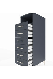 Kronos Dolap Tek Raflı 6 Çekmeceli 44x59x134 - S82M063V5C