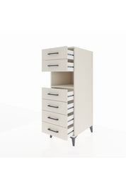 Kronos Dolap Tek Raflı 6 Çekmeceli 44x59x134 - S82M064V1C