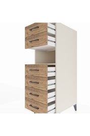 Kronos Dolap Tek Raflı 6 Çekmeceli 44x59x134 - S82M064V3C
