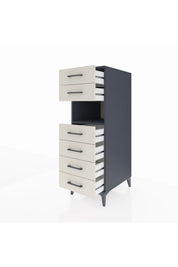 Kronos Dolap Tek Raflı 6 Çekmeceli 44x59x134 - S82M064V4C