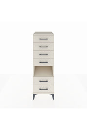 Kronos Dolap Tek Raflı 6 Çekmeceli 44x59x134 - S82M065V1C
