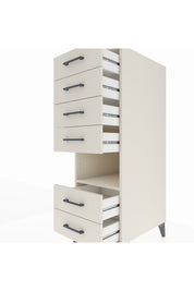 Kronos Dolap Tek Raflı 6 Çekmeceli 44x59x134 - S82M065V1C