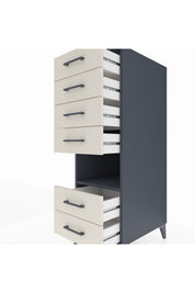 Kronos Dolap Tek Raflı 6 Çekmeceli 44x59x134 - S82M065V4C