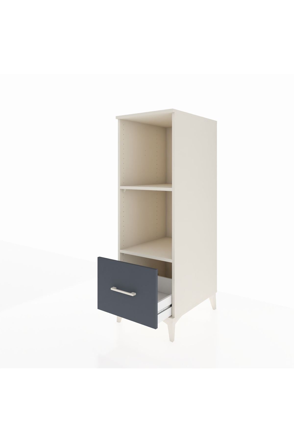 Kronos Dolap 2 Raflı Tek Çekmeceli 44x59x134 - S82M068V2C