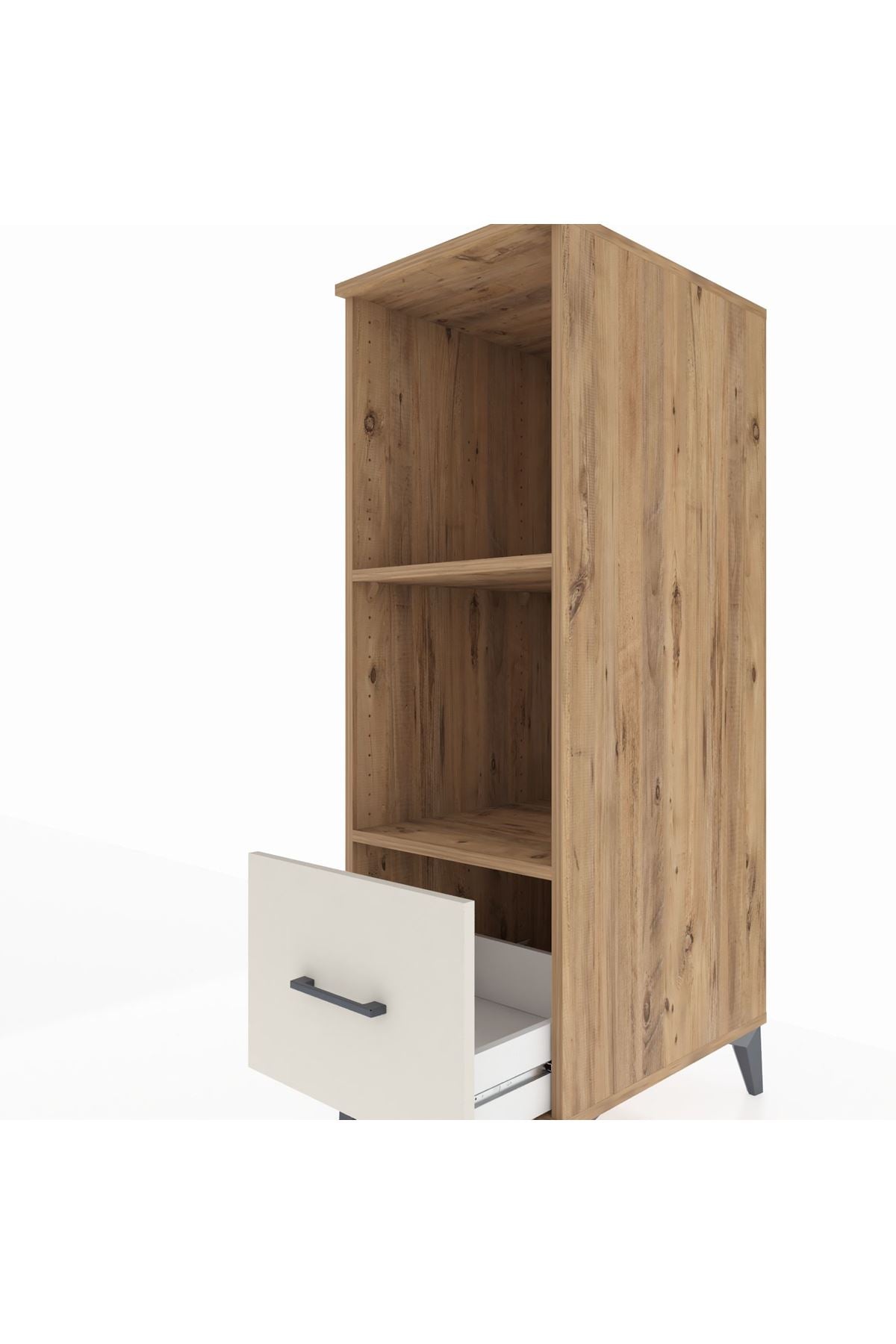Kronos Dolap 2 Raflı Tek Çekmeceli 44x59x134 - S82M068V7C
