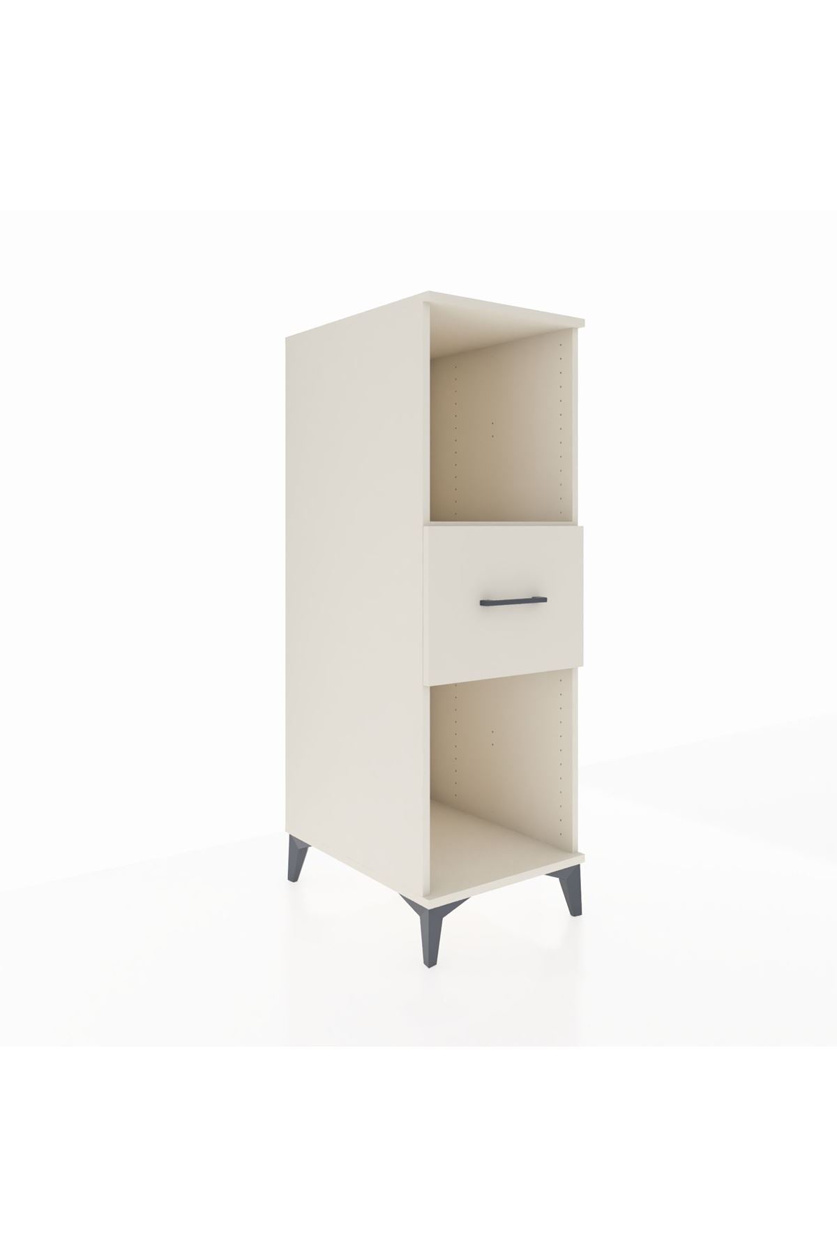 Kronos Dolap Tek Raflı Tek Çekmeceli 44x59x134 - S82M069V1C