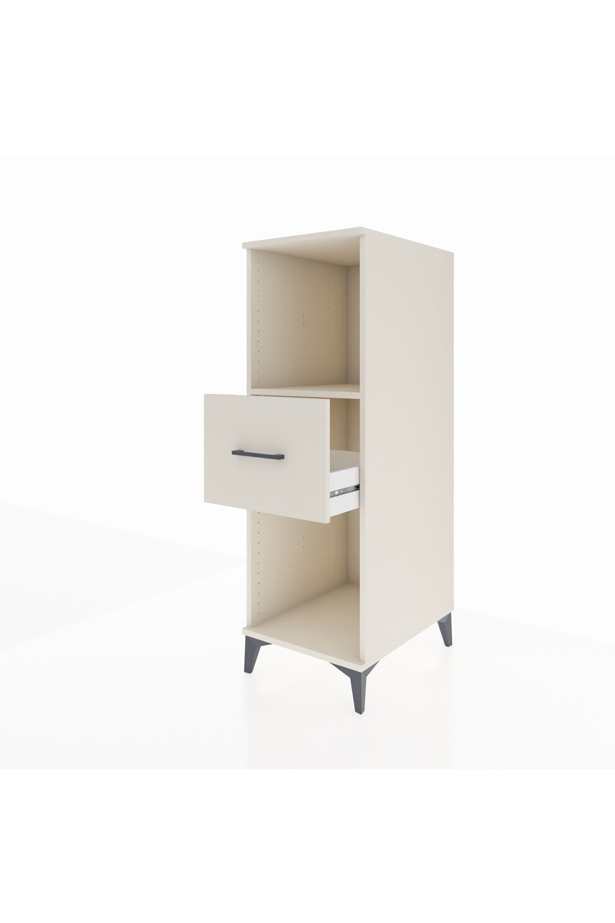 Kronos Dolap Tek Raflı Tek Çekmeceli 44x59x134 - S82M069V1C