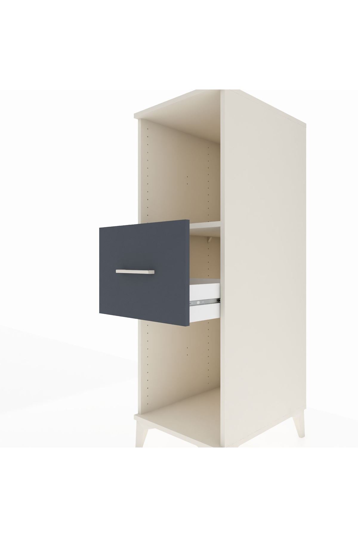 Kronos Dolap Tek Raflı Tek Çekmeceli 44x59x134 - S82M069V2C
