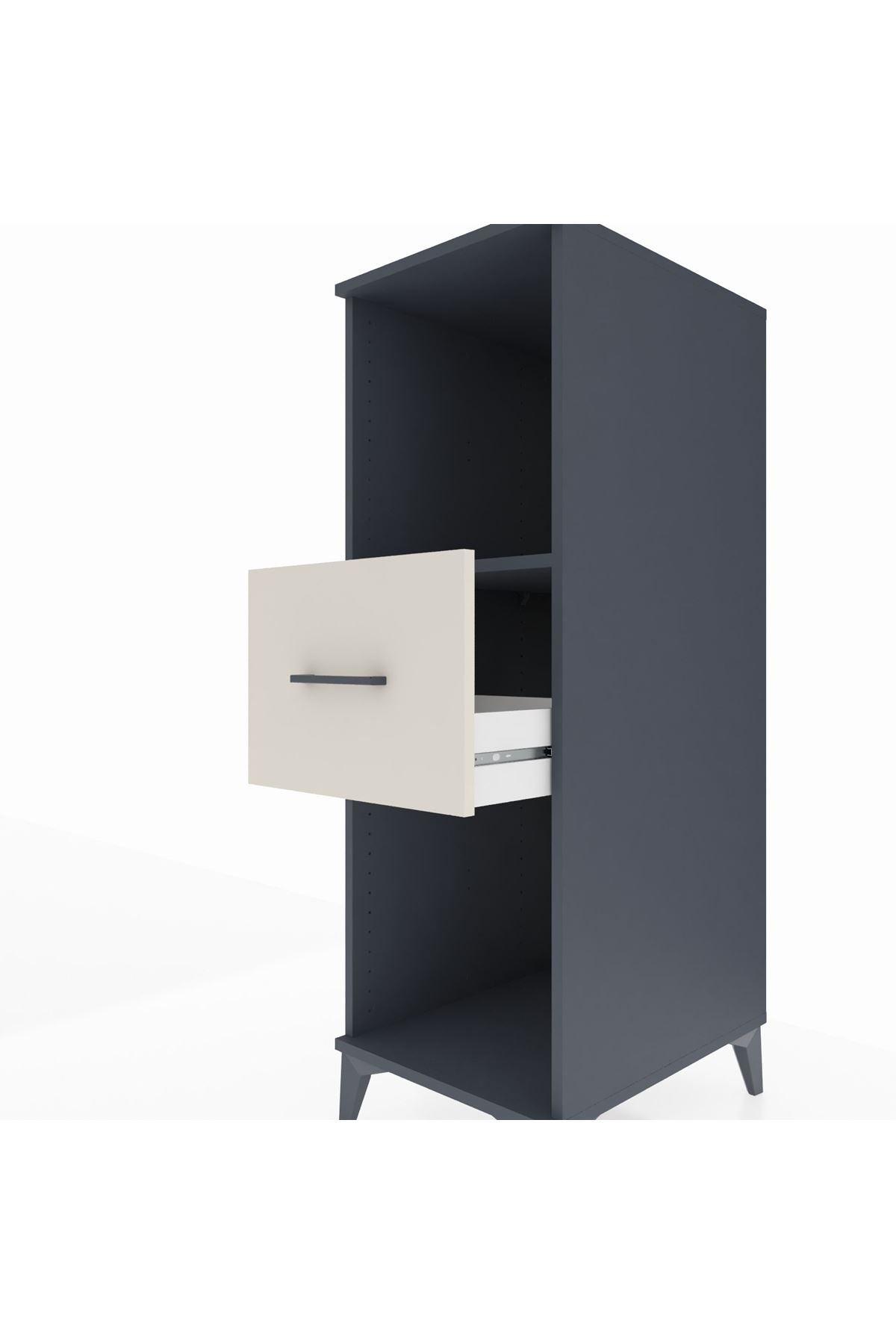 Kronos Dolap Tek Raflı Tek Çekmeceli 44x59x134 - S82M069V4C