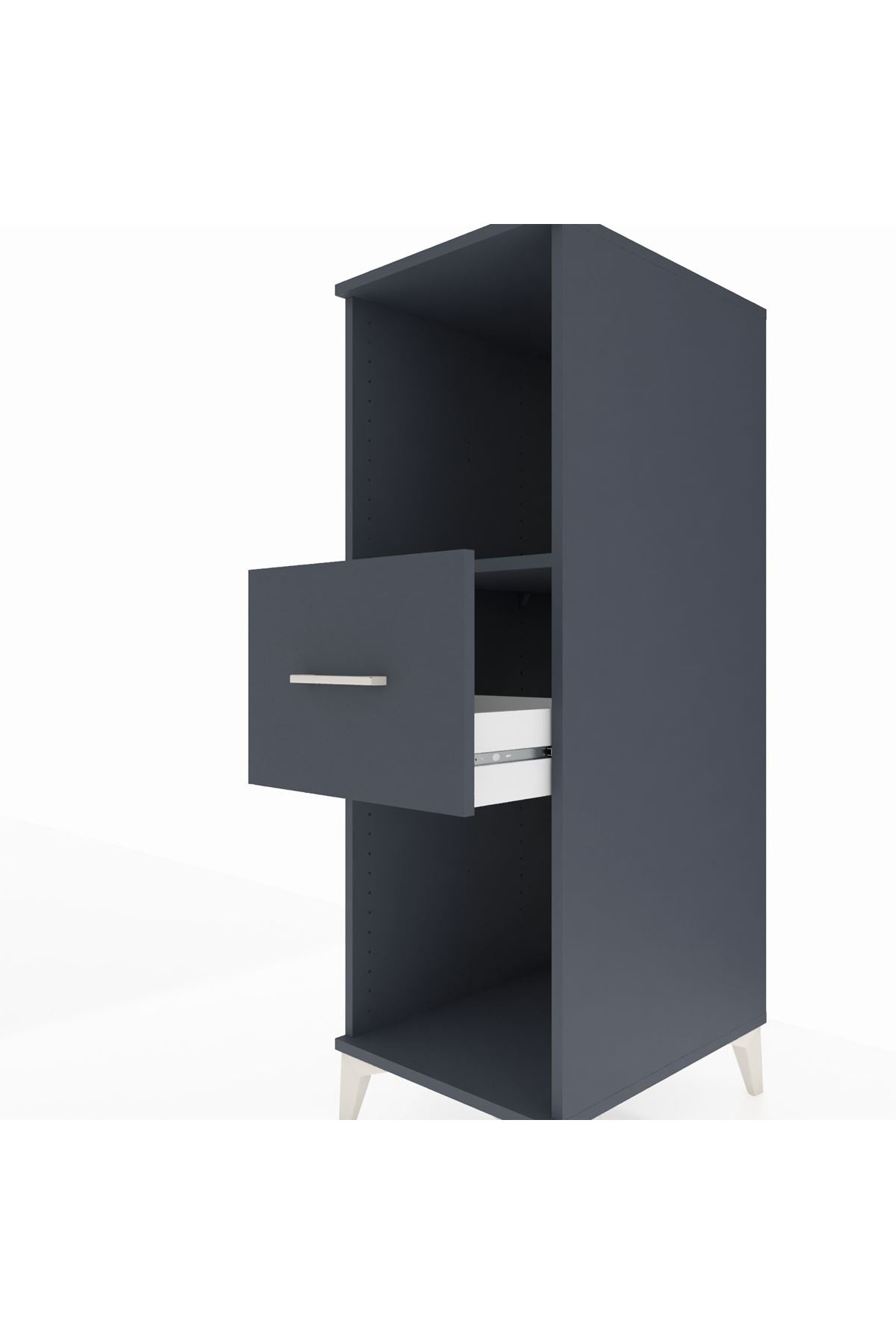Kronos Dolap Tek Raflı Tek Çekmeceli 44x59x134 - S82M069V5C