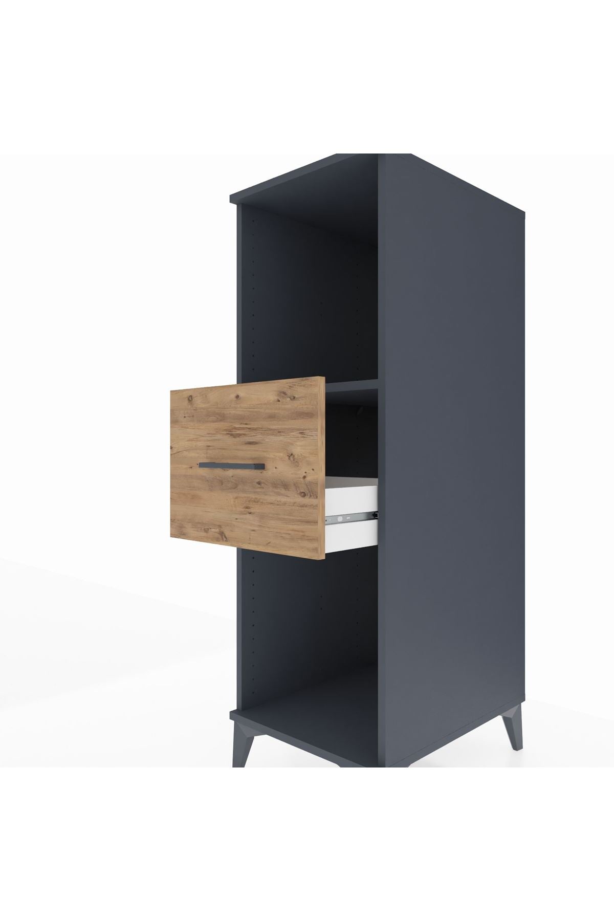 Kronos Dolap Tek Raflı Tek Çekmeceli 44x59x134 - S82M069V6C
