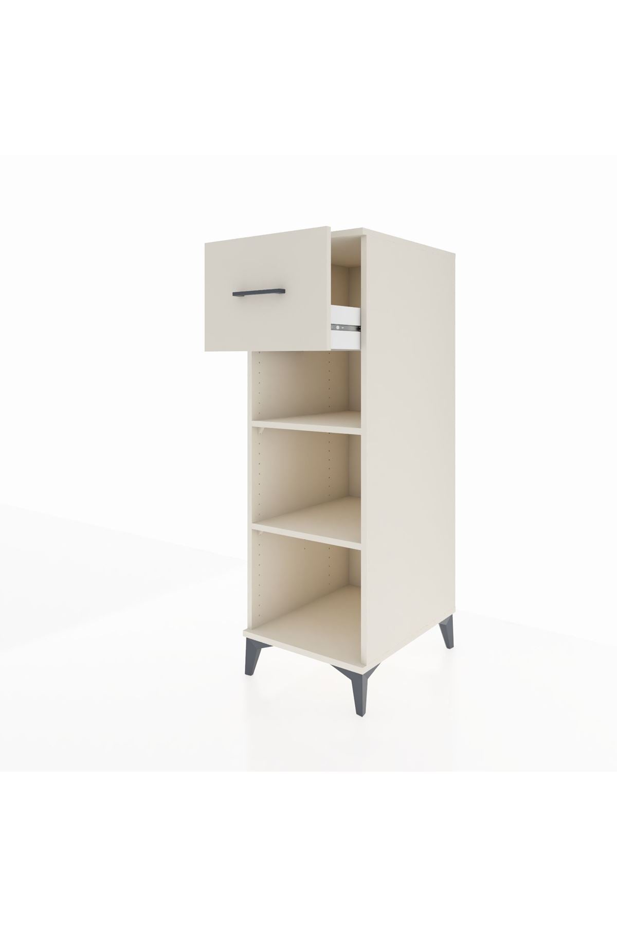 Kronos Dolap 2 Raflı Tek Çekmeceli 44x59x134 - S82M070V1C