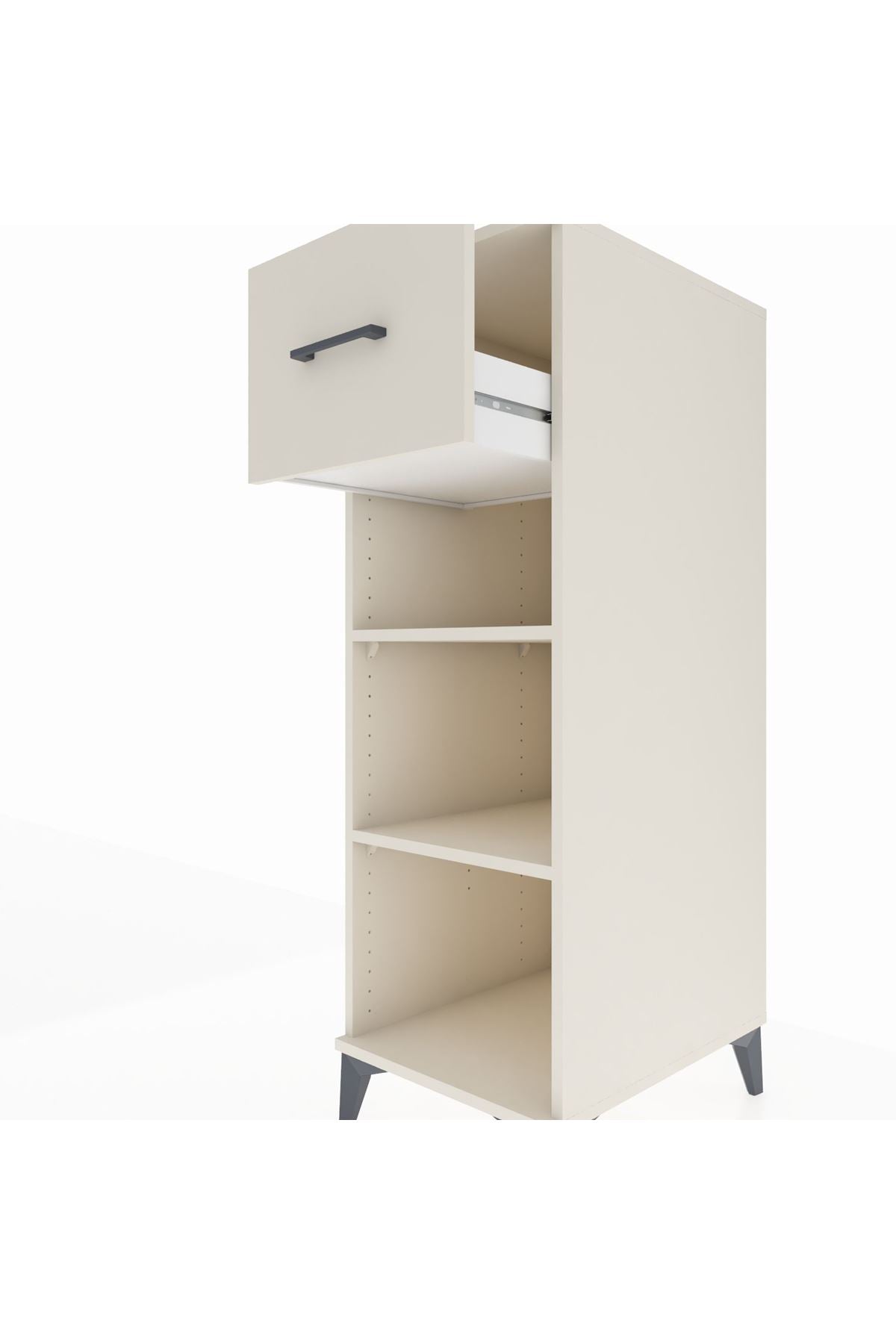 Kronos Dolap 2 Raflı Tek Çekmeceli 44x59x134 - S82M070V1C