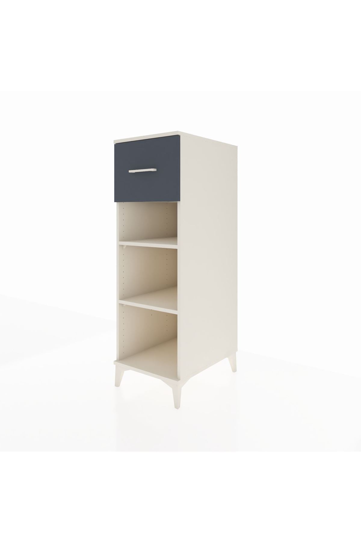 Kronos Dolap 2 Raflı Tek Çekmeceli 44x59x134 - S82M070V2C