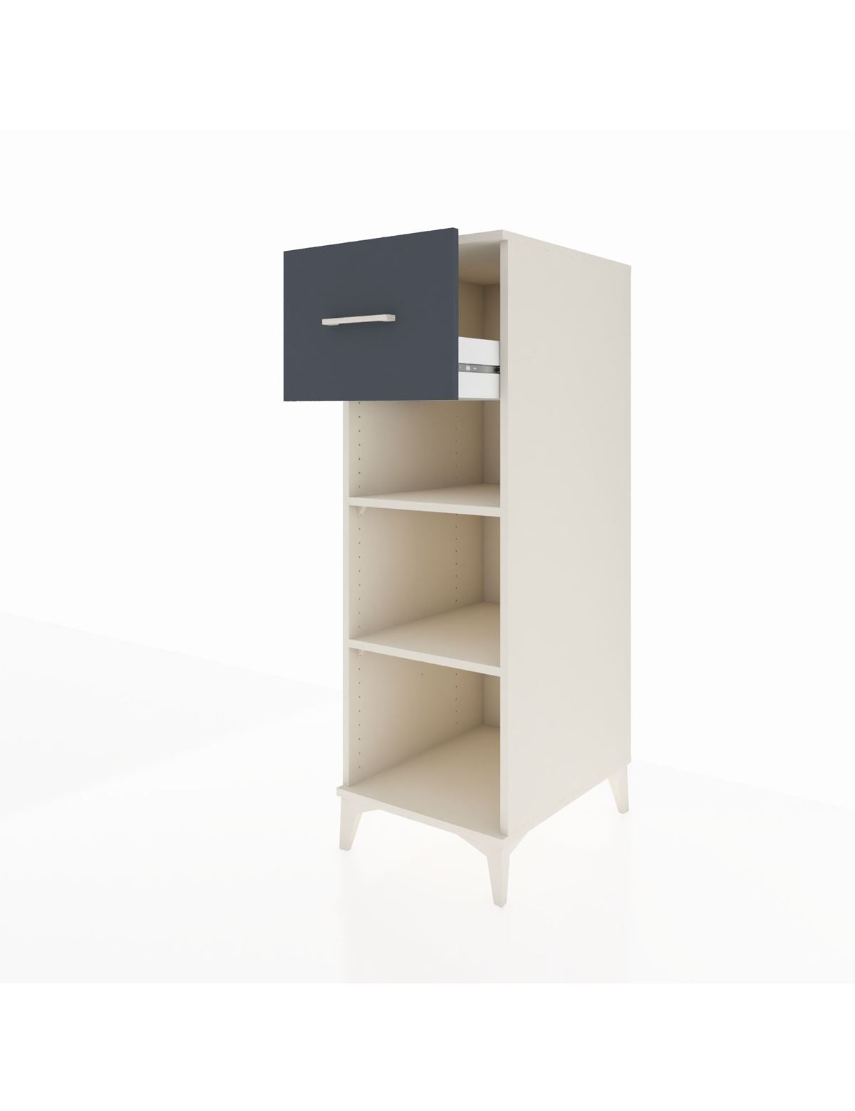 Kronos Dolap 2 Raflı Tek Çekmeceli 44x59x134 - S82M070V2C