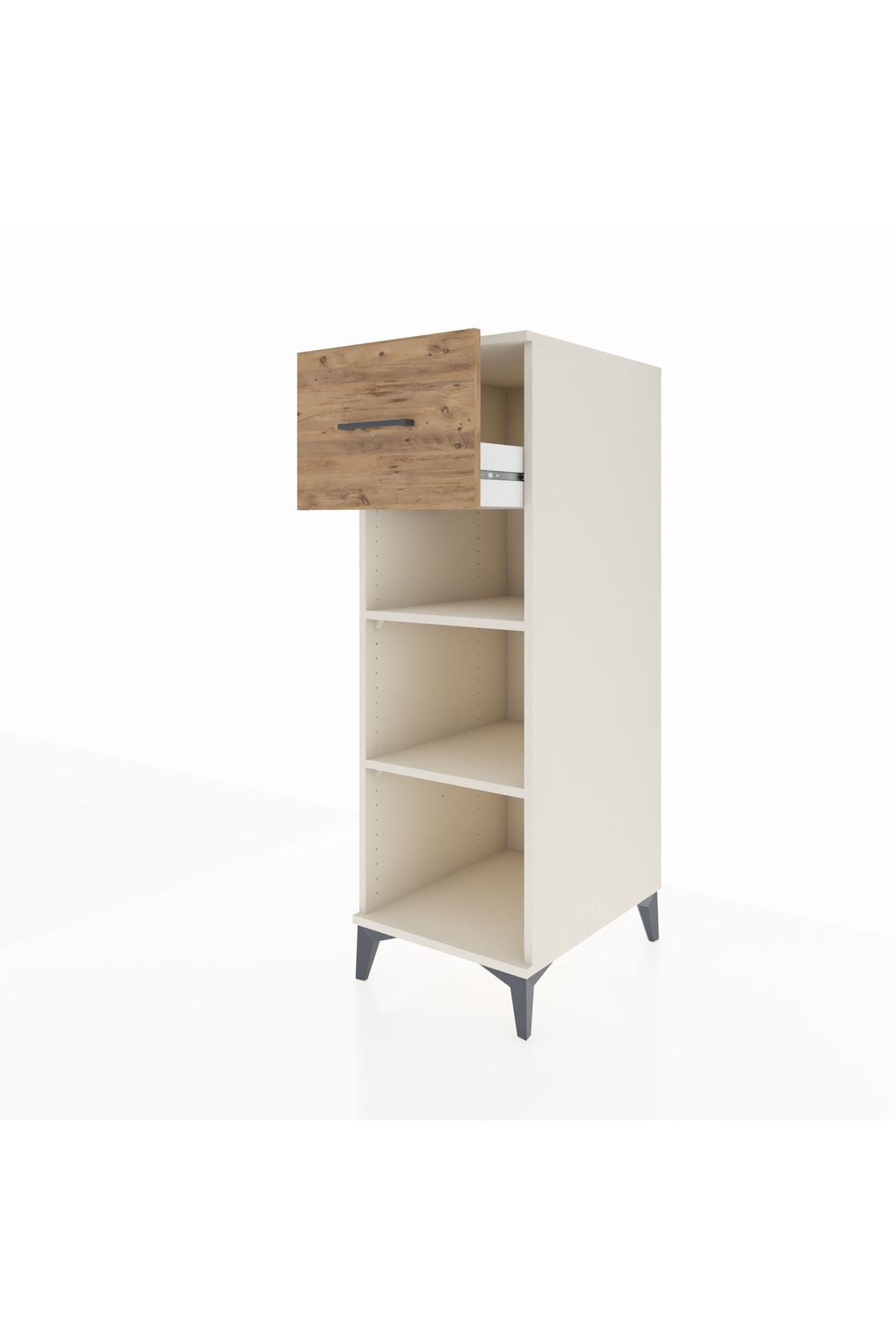 Kronos Dolap 2 Raflı Tek Çekmeceli 44x59x134 - S82M070V3C