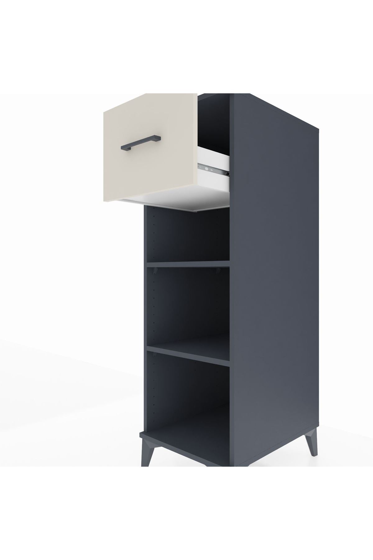 Kronos Dolap 2 Raflı Tek Çekmeceli 44x59x134 - S82M070V4C