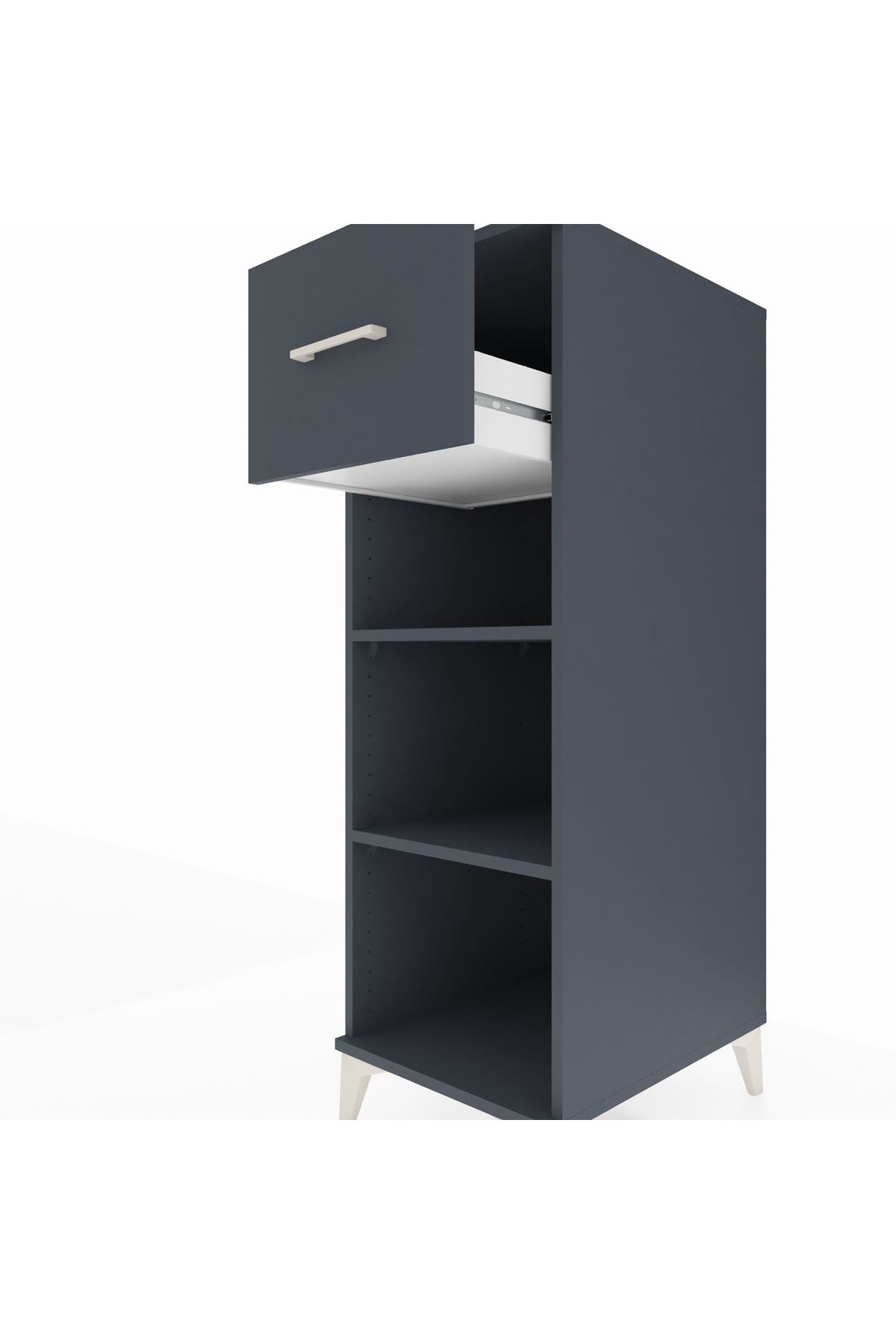 Kronos Dolap 2 Raflı Tek Çekmeceli 44x59x134 - S82M070V5C