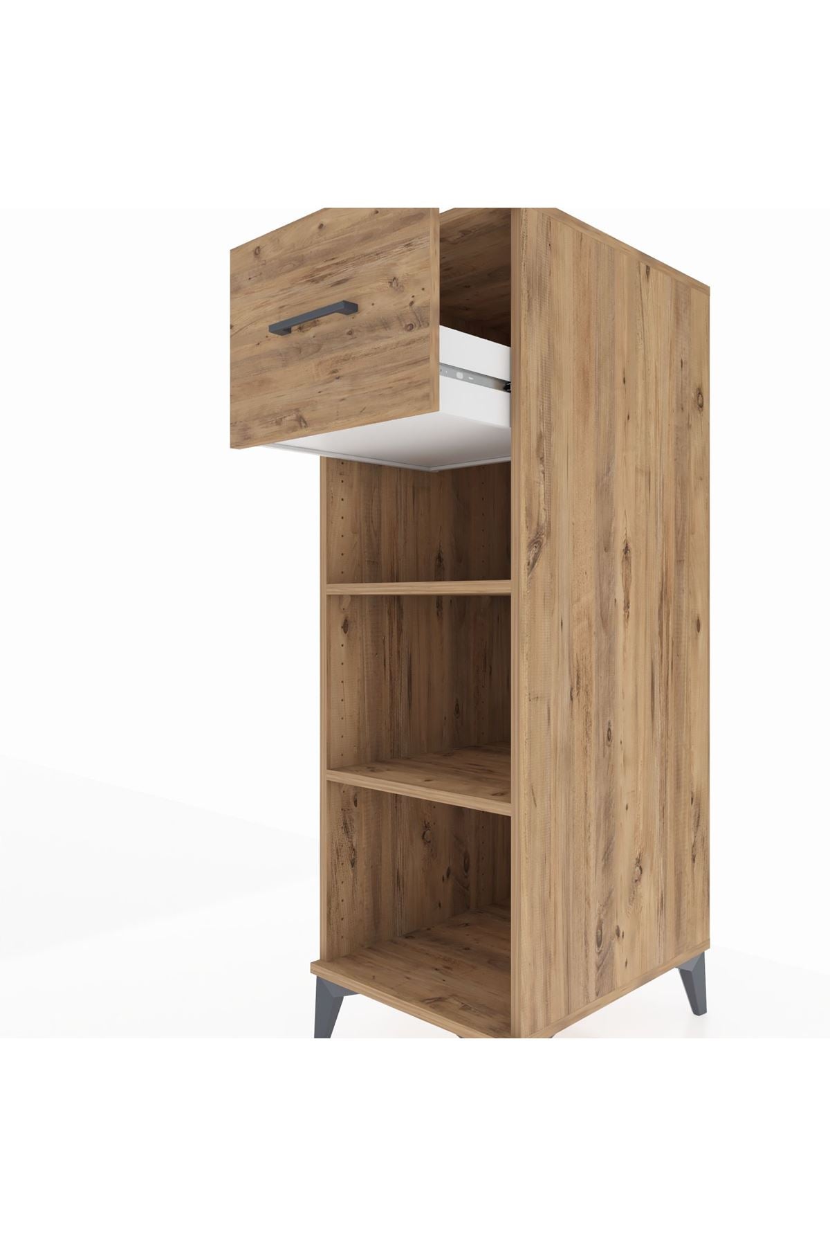 Kronos Dolap 2 Raflı Tek Çekmeceli 44x59x134 - S82M070V9C