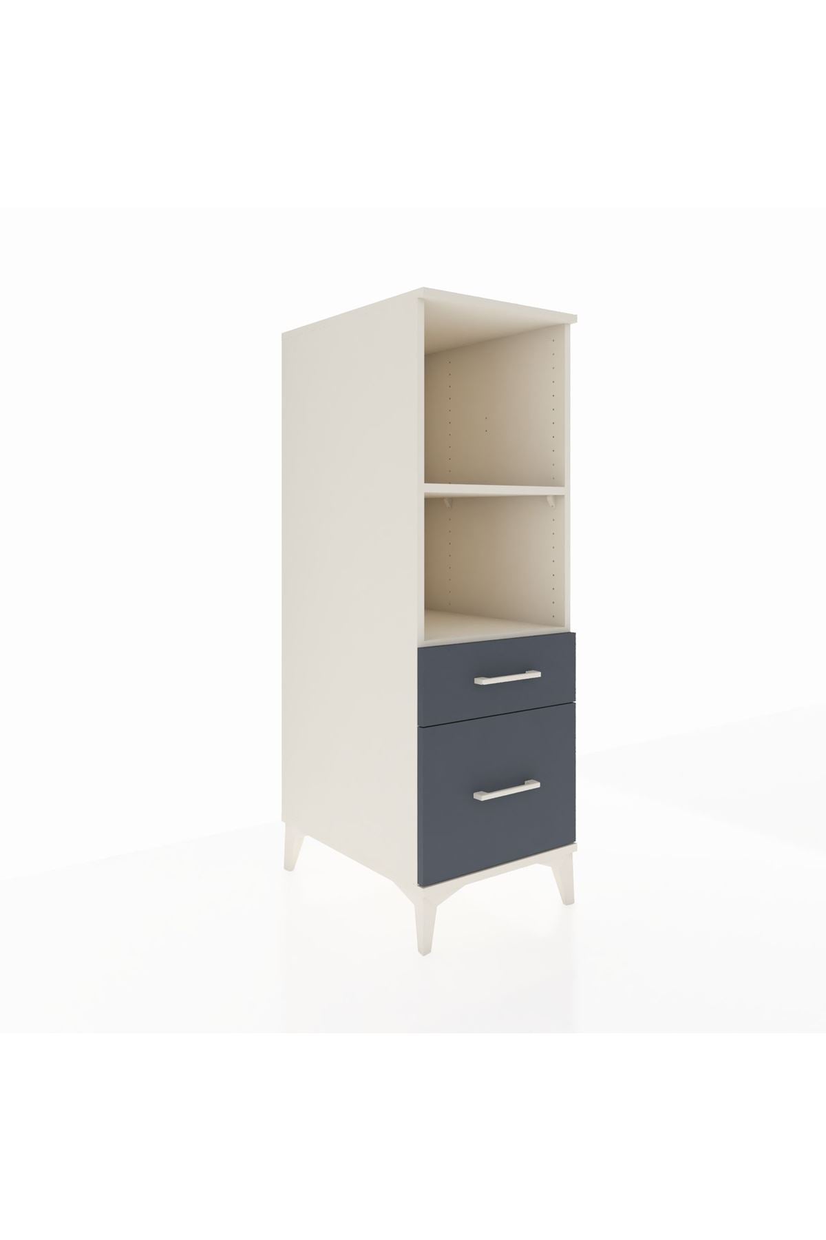 Kronos Dolap 2 Raflı 2 Çekmeceli 44x59x134 - S82M071V2C