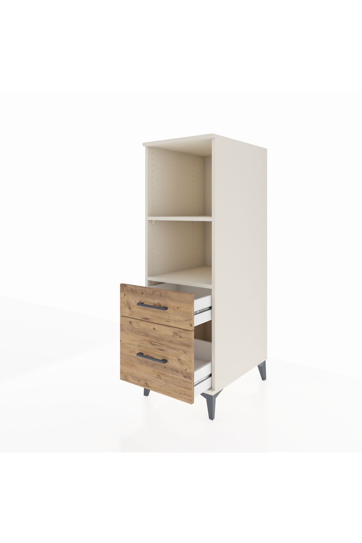 Kronos Dolap 2 Raflı 2 Çekmeceli 44x59x134 - S82M071V3C