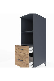 Kronos Dolap 2 Raflı 2 Çekmeceli 44x59x134 - S82M071V6C