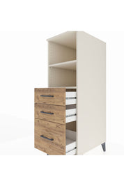 Kronos Dolap 2 Raflı 3 Çekmeceli 44x59x134 - S82M072V3C