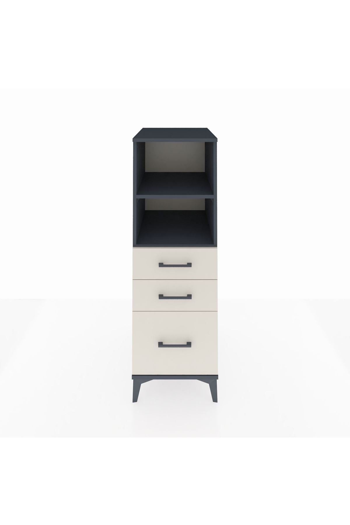 Kronos Dolap 2 Raflı 3 Çekmeceli 44x59x134 - S82M072V4C