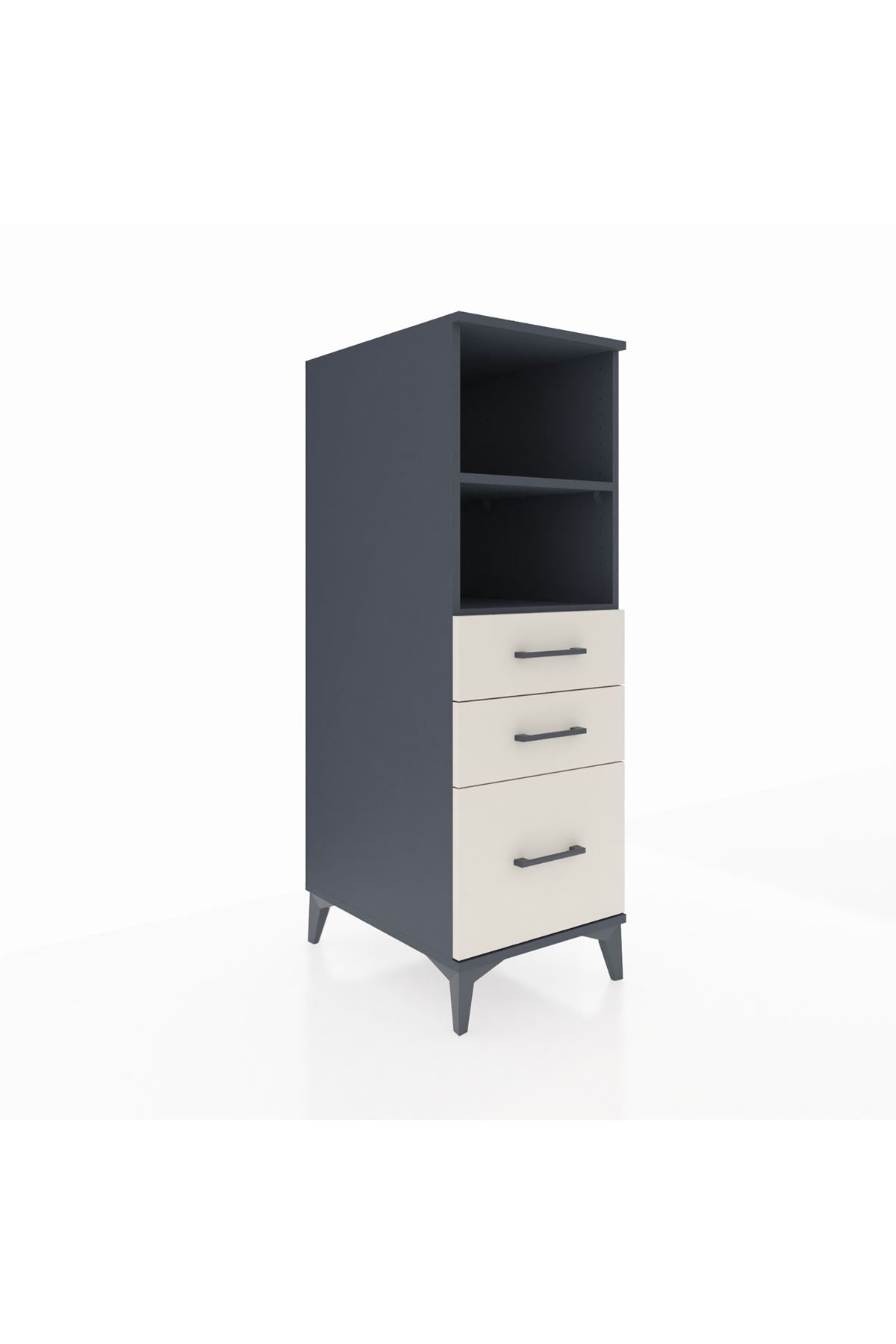 Kronos Dolap 2 Raflı 3 Çekmeceli 44x59x134 - S82M072V4C