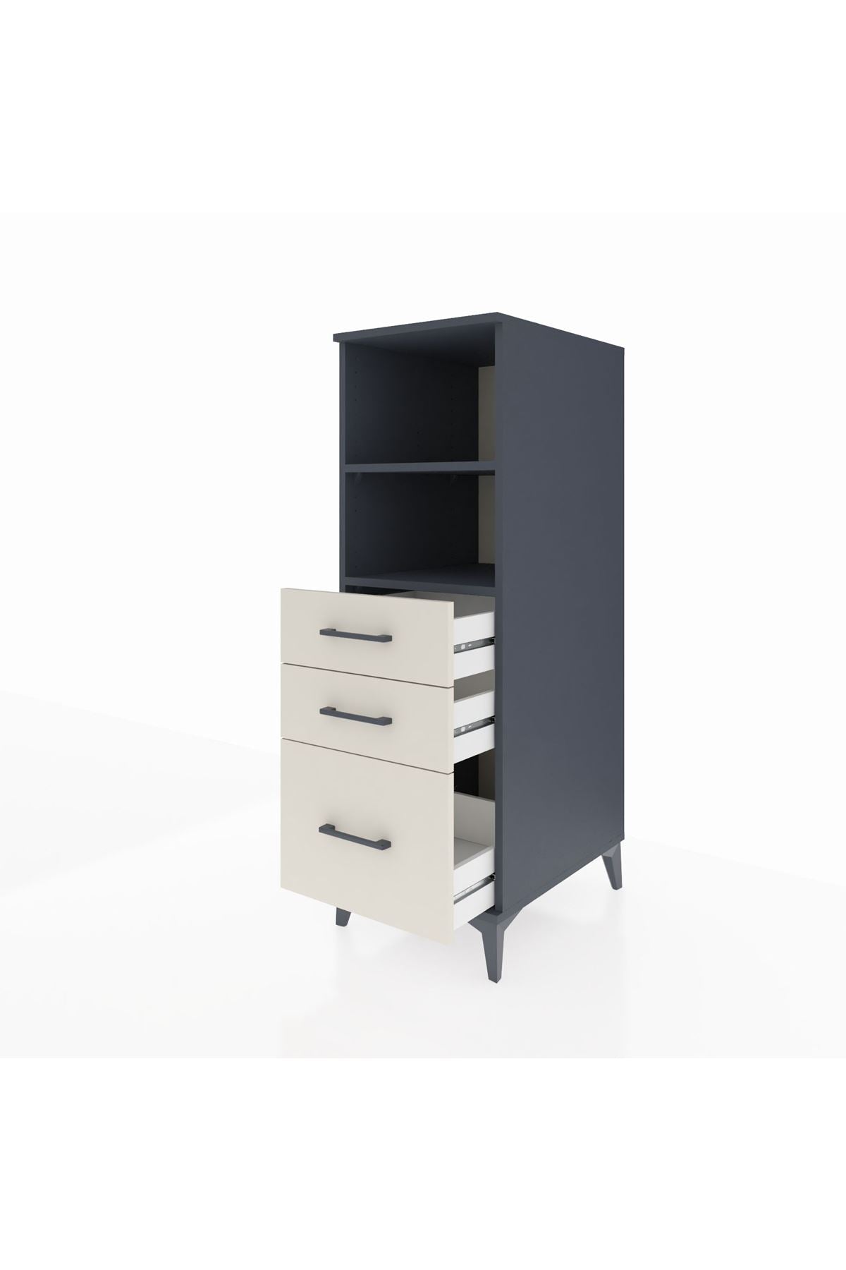 Kronos Dolap 2 Raflı 3 Çekmeceli 44x59x134 - S82M072V4C