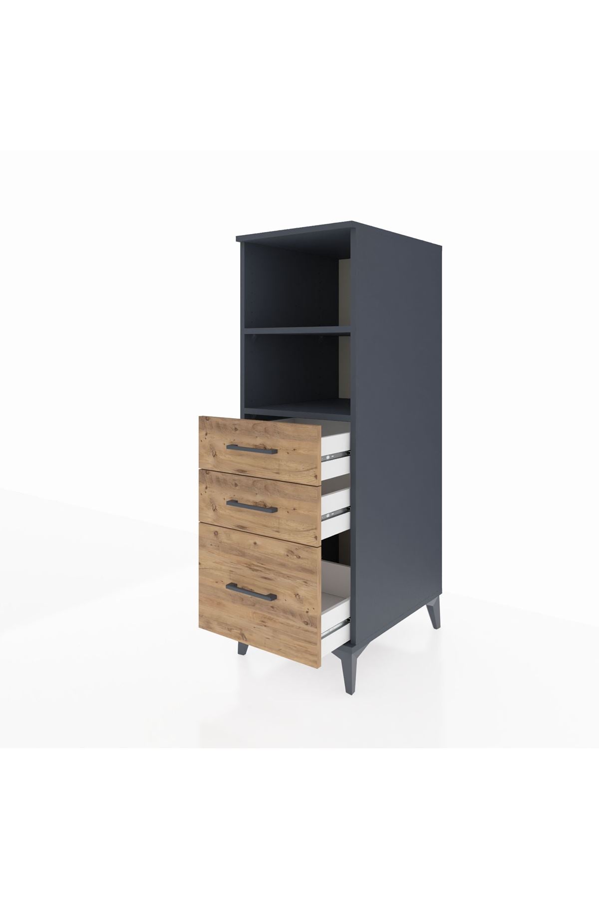 Kronos Dolap 2 Raflı 3 Çekmeceli 44x59x134 - S82M072V6C