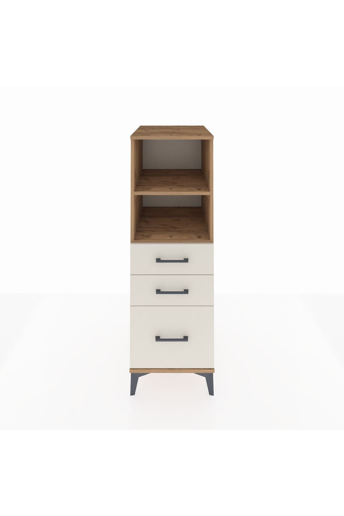 Kronos Dolap 2 Raflı 3 Çekmeceli 44x59x134 - S82M072V7C