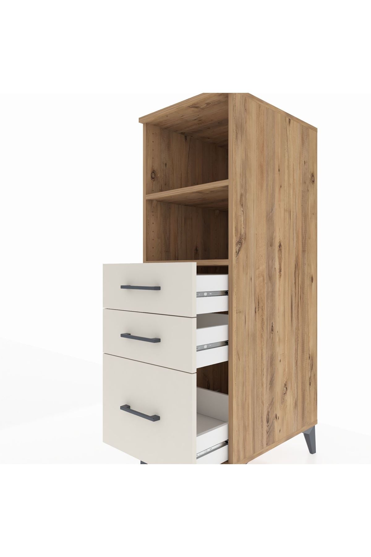Kronos Dolap 2 Raflı 3 Çekmeceli 44x59x134 - S82M072V7C