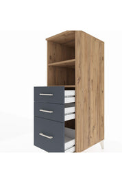 Kronos Dolap 2 Raflı 3 Çekmeceli 44x59x134 - S82M072V8C